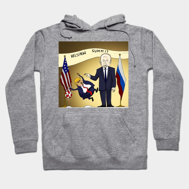 Helsinki Summit Hoodie by Felipe.Makes.Cartoons